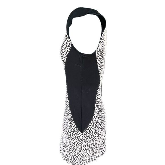 Express Bodycon Black And White Dress Size 2 - Picture 2 of 6